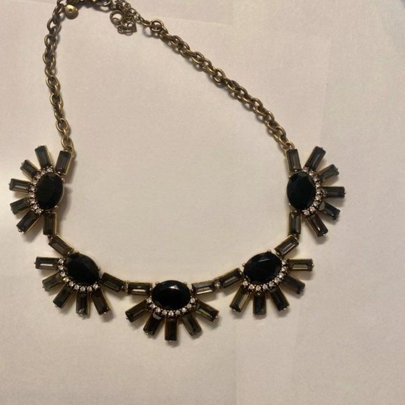 J Crew black statement necklace - Picture 2 of 3